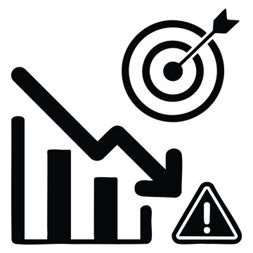 Risk Reduction vector icon element for design projects. Perfect for security planning hazard prevention and workplace safety themed graphics.