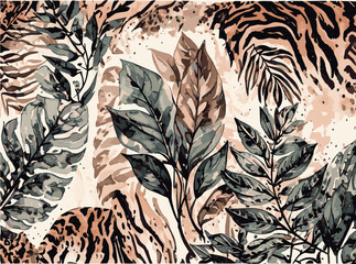 Obraz premium abstract animal skin pattern vector