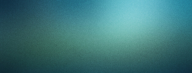 Obraz premium Blue-Green Color Gradient Background with a Grainy Texture