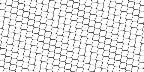 Mesh texture for fishing nets. Seamless pattern for sports or soccer goals. Vector ilustration © Linda