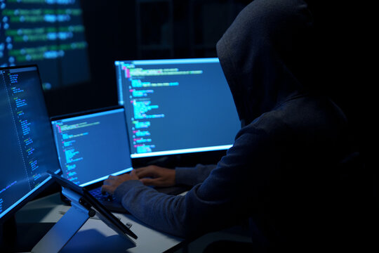Cybersecurity Threat From Anonymous Hacker Attack