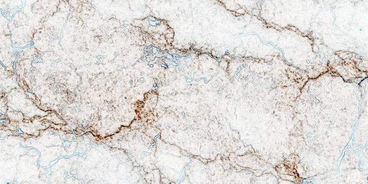 A rustic background featuring a textured old tree bark surface with a layer of snow and a grunge brown concrete pattern in an architectural design.