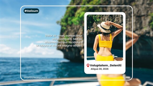 Sapphire Lagoon Popup Travel Media Panel Reveal