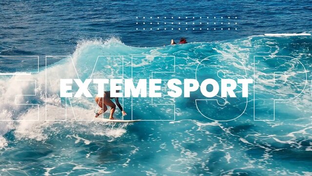 Hyperspeed Glitch Burst Extreme Sport Opener