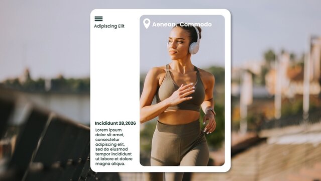 Rounded Pop Up Sport Style Highlight Panel