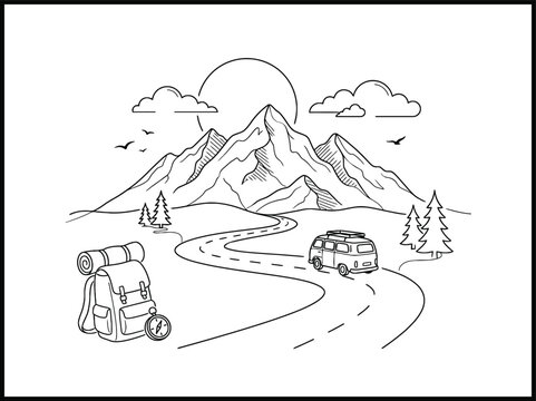 Road Trip and Exploration Elements