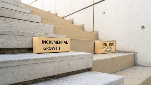 Inspirational Steps Towards Incremental Growth and Overcoming Excuses