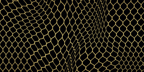 Mesh texture for fishing nets. Seamless pattern for sports or soccer goals. Vector ilustration © Linda