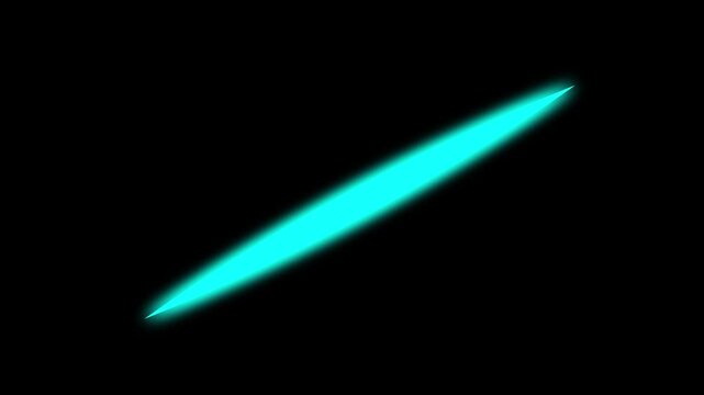 Glowing white light streak. Diagonal luminous slash accent for presentation and graphic highlights. Light Streak Diagonal Beam Design Element transparent background.