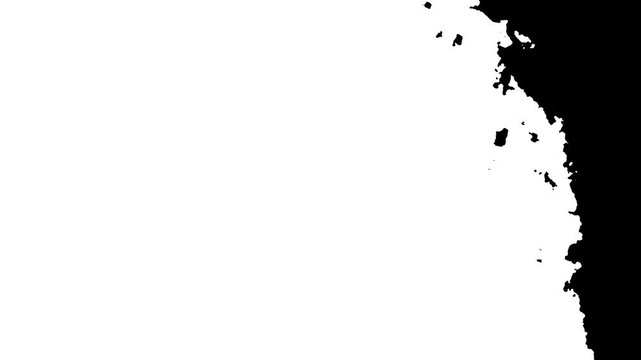 Ink Transition Wipe Effect with Luma Matte for Video Project Reveal or presentation