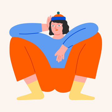 Sitting and thinking