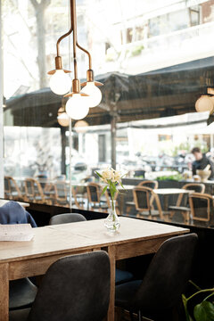 Interior of a restaurant