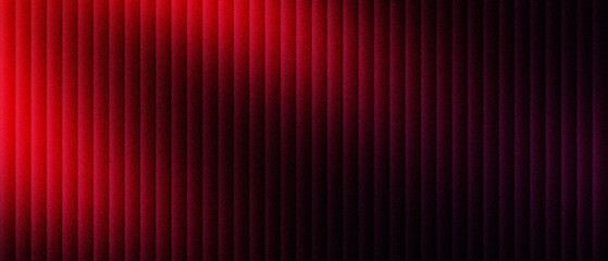 Abstract red background with vertical lines and soft lighting, dark crimson texture with glowing stripes and elegant shadows, modern geometric pattern for cinematic posters and web banners. © VEXLO