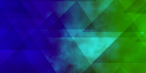 Obraz premium Abstract Glowing Blue Triangle Tessellation - Abstract Background Texture. Dark Multicolor vector abstract mosaic backdrop. Dark Multicolor vector background with polygonal style.