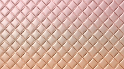 Naklejka premium Diamond Quilted Pink Leather Upholstery Texture
