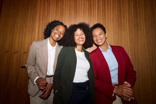 Businesswomen in a group photo