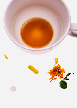 A cup of empty tea