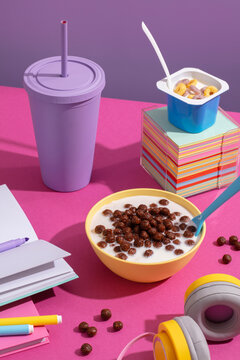Colorful Breakfast Still Life