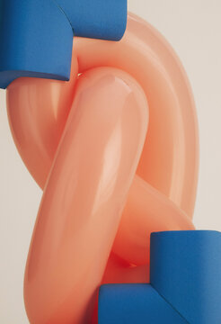 Abstract balloon sculpture