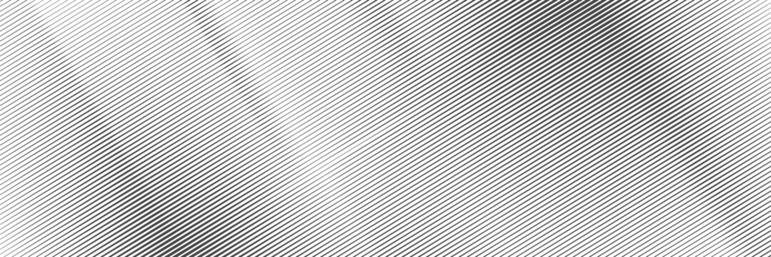 A series of parallel horizontal black lines of varying thickness and density, creating a gradient effect.