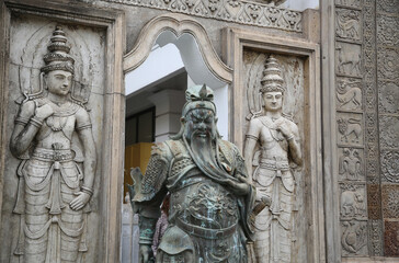Fototapeta premium Templo Gangaramaya s.XIX, Colombo (Sri Lanka)