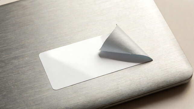 High-Resolution Blank Glossy Square Sticker Mockup with Realistic Texture and Shine, Versatile Adhesive Label Template for Modern Branding, Product Promotions, and Creative Graphic Design Projects.