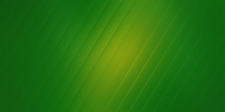 Abstract green light rays and lines with warm glow effect