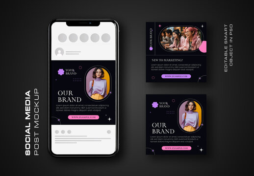 Instagram Social Media Post Mockup