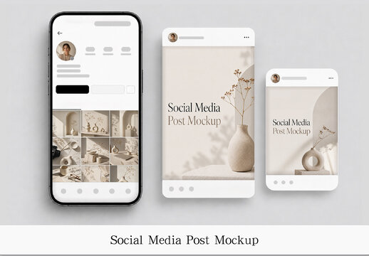 Instagram Social Media Post Mockup