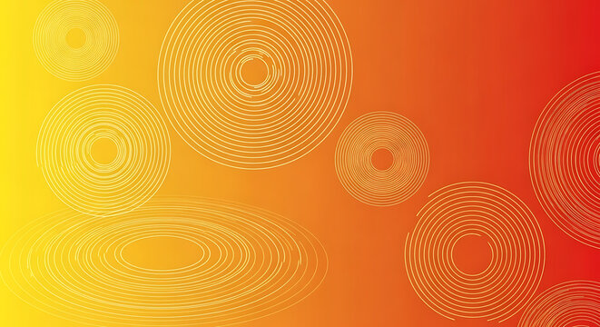 Abstract orange and yellow gradient background with white ornamental mandala lace patterns abstract background gradient circular wallpaper geometric decorative ornament colorful symmetry