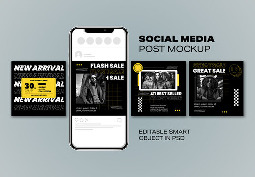 Instagram Social Media Post Mockup