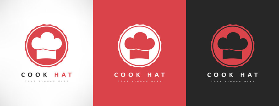 hat chef logo vector. Clothes design