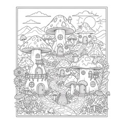 Obraz premium Intricate black and white architectural line drawing of a grand cathedral.