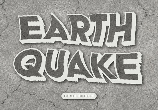 Earthquake Text Effect