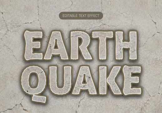 Earthquake Text Effect
