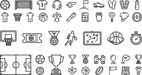 Soccer players silhouettes and football design elements featuring fire flames splashing liquid effects and digital game timers.eps, Soccer players and football equipment illustrations set featuring  © Yousuf