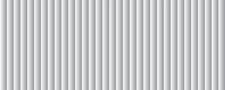 Simple white wood panel background. Vertical panel texture in industrial design. Vector illustration