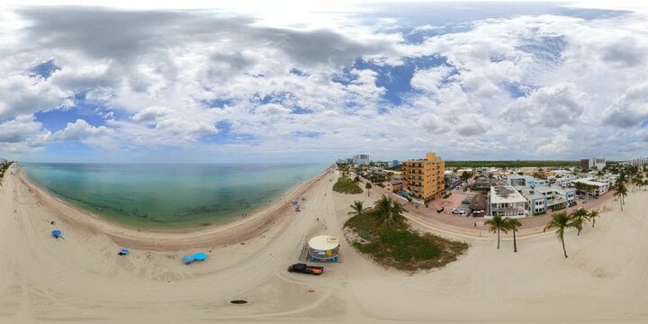 360 8k VR Hollywood Beach Florida 2026