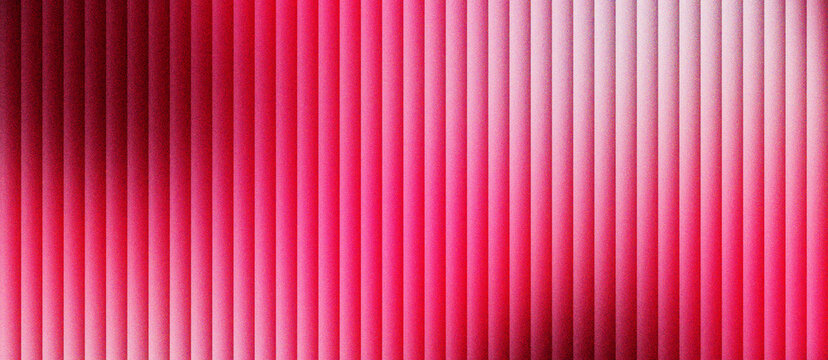 Vibrant pink vertical stripes background, abstract magenta gradient pattern with metallic texture. Modern fuchsia corrugated surface design. Sleek ruby red ribbed backdrop for digital media.