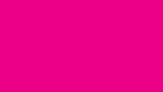 A pink heart is drawn and fills the black screen. Stock animation with a glamorous heart and shimmering effects in 4K for scene transitions.
