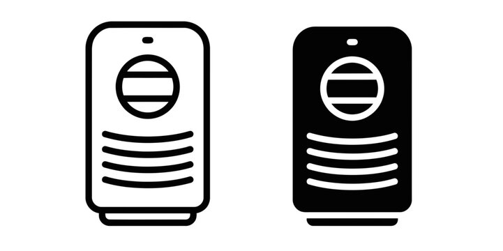 Sound wave, audio meter, music gauge icons, vector sound level meters