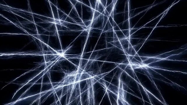 Dynamic electric energy burst with moving light patterns and electric pulses