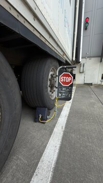 truck on the road