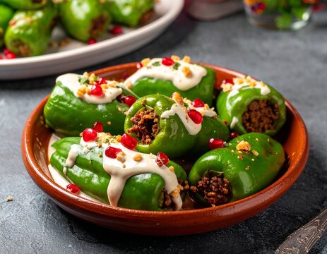 Chiles en Nogada aus Mexiko