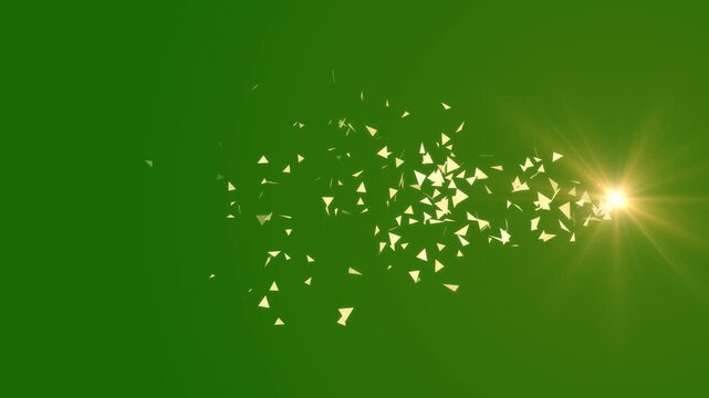 Light reveal logo intro particles animation, cinematic logo reveal showcases soft light rays in a dark environment, futuristic 4K motion graphics backdrop for tech and corporate openers