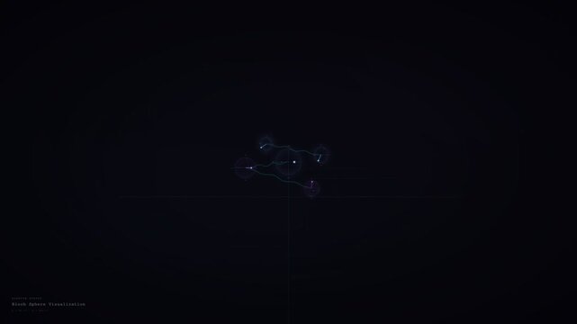 Minimalist Dark Mode Bloch Sphere Quantum Visualization