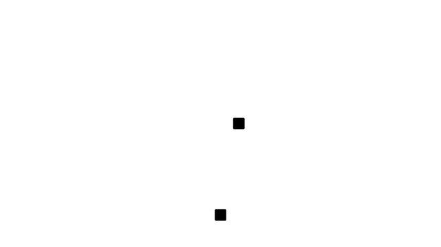 Flat minimal black and red square falling dots animation - abstract modern pixel grid preloader and geometric processing loop on white backdrop.