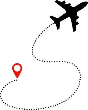Airplane silhouette vector. flight angles, black plane aviation design.black plane icon.World or international travel / traveling on an airplane flat icon for apps and websites.Aircraft icon vector.