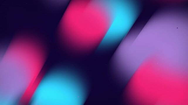 Modern abstract animation with vibrant neon pink and cyan gradients on a dark backdrop. Perfect for AI, technology, digital branding, futuristic visuals, and motion graphics