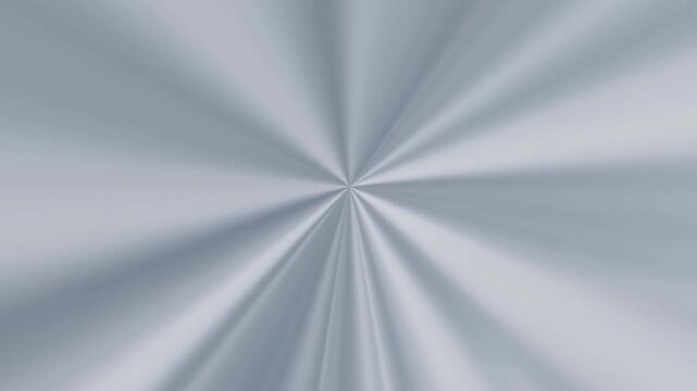 Slow zoom of metallic radial pattern pulsing and radiating from center across abstract digital backdrop in seamless studio loop